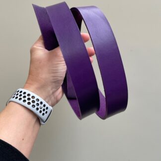 Lederriemen bunt Purple