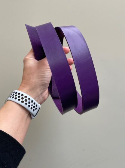 Lederriemen bunt Purple